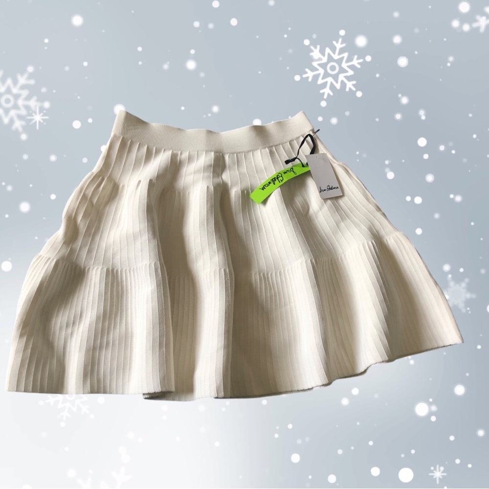 NWT Sam Edelman A-Line Winter White Skirt